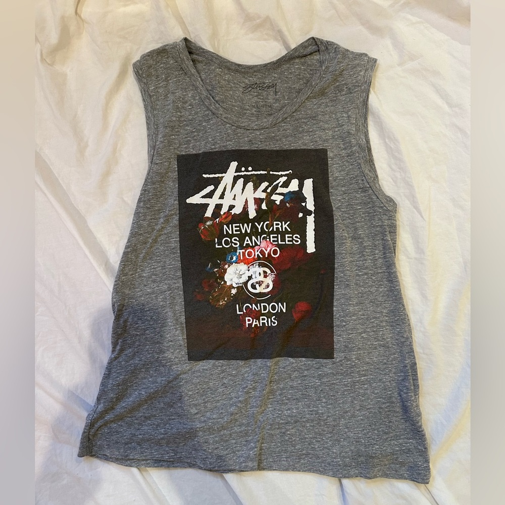 stussy muscle tee